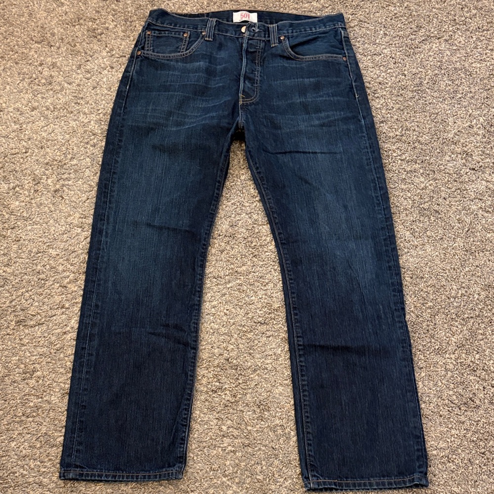 Levi's Dark Indigo Straight Jeans